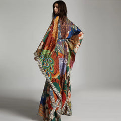 Catch My Flow Floral Bell Sleeve Duster