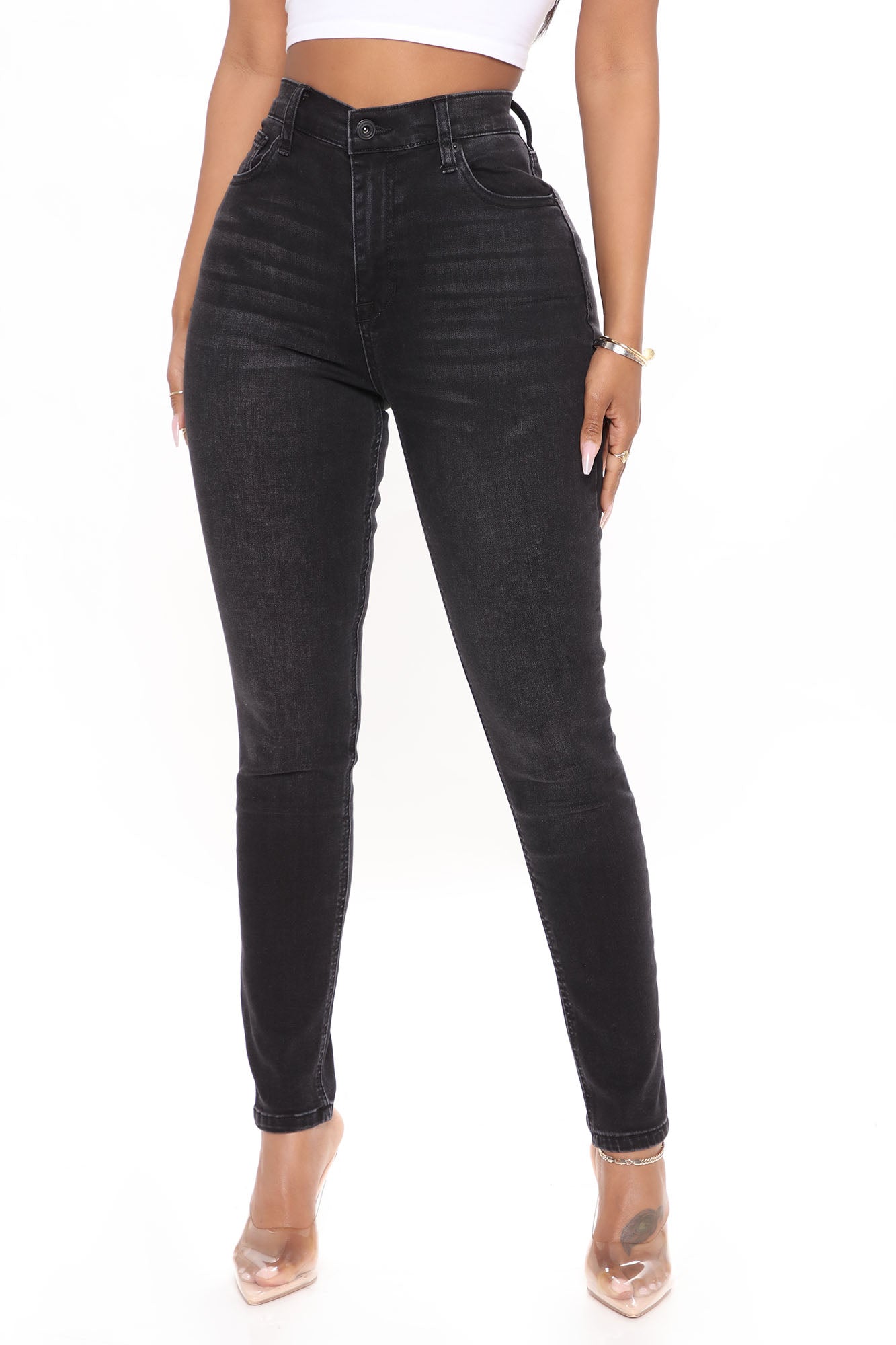 Out On The Town Skinny Jeans - Black – VP Clothes