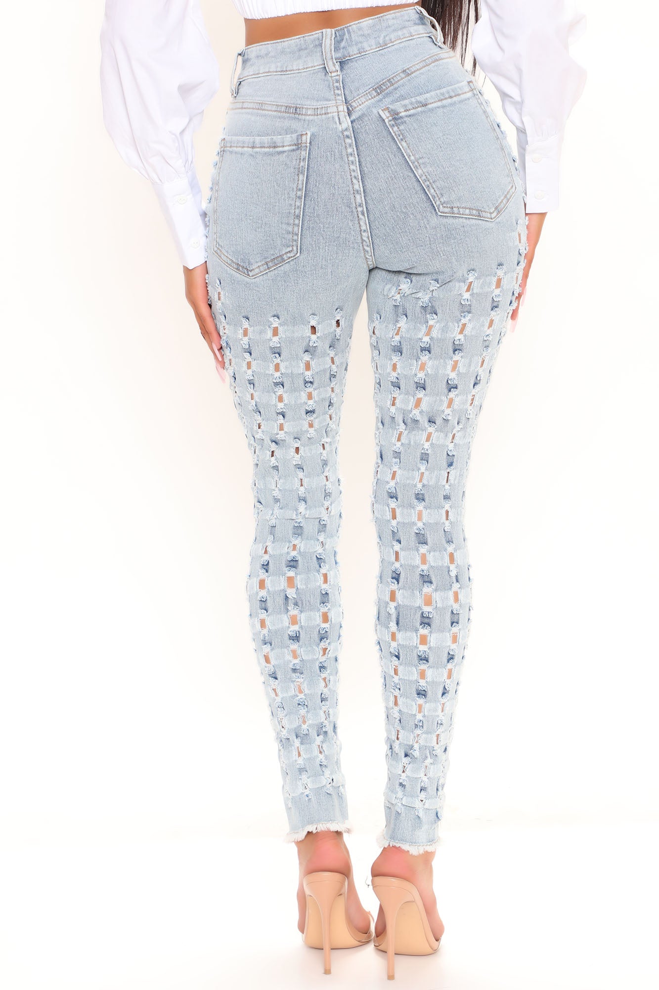 All The Feels Stretch Skinny Jeans - Light Blue Wash