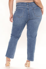 In For A Treat Mom Jeans - Dark Wash