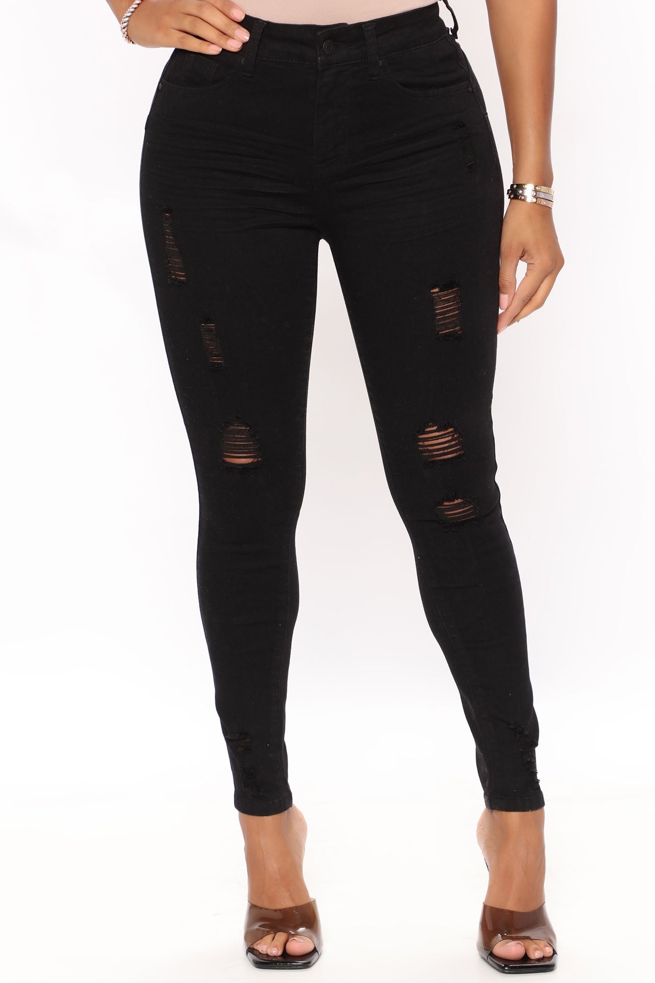 Booty Booty Push Up Skinny Jeans - Black – VP Clothes