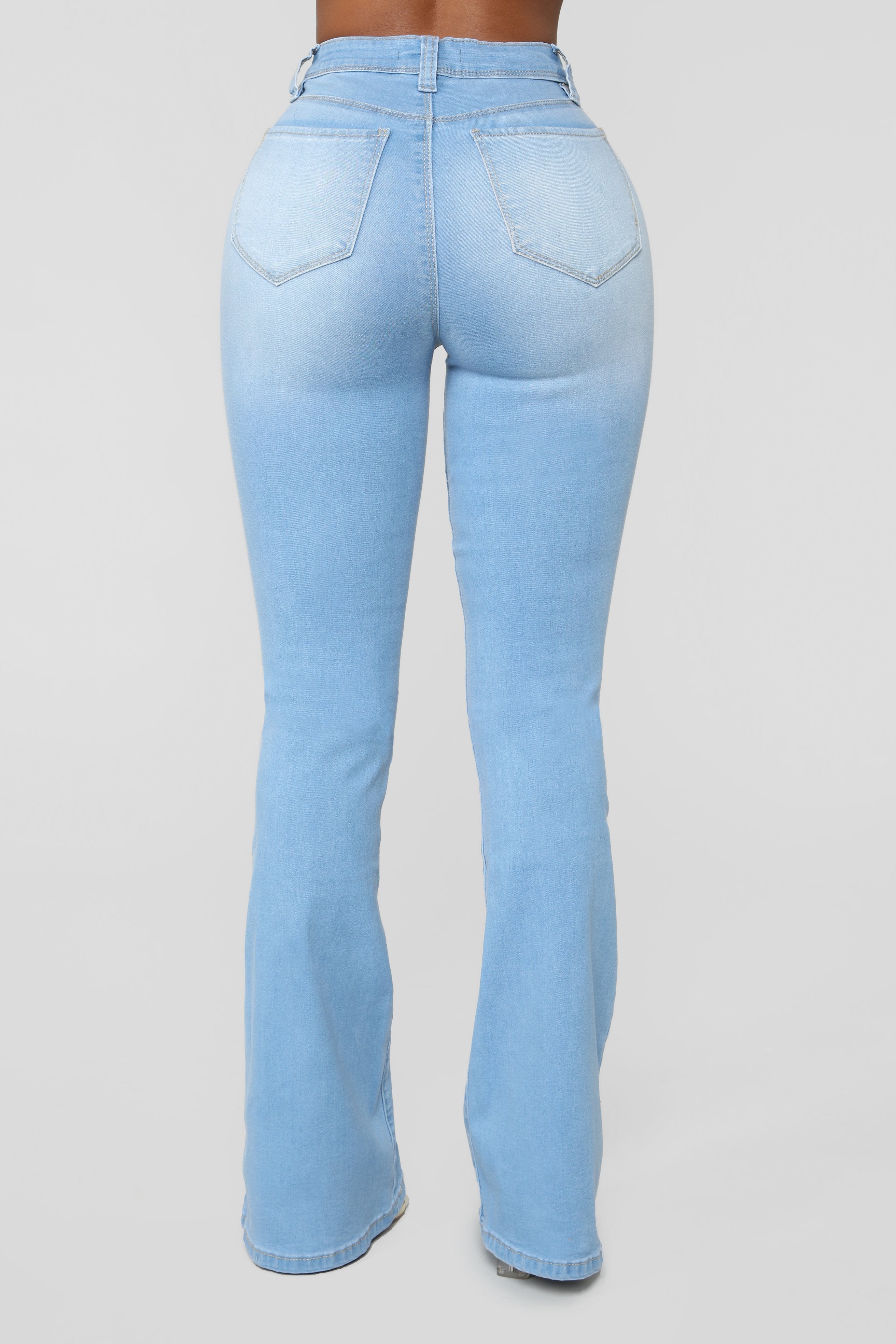 Jodie High Rise Flare Jeans - Light Blue Wash
