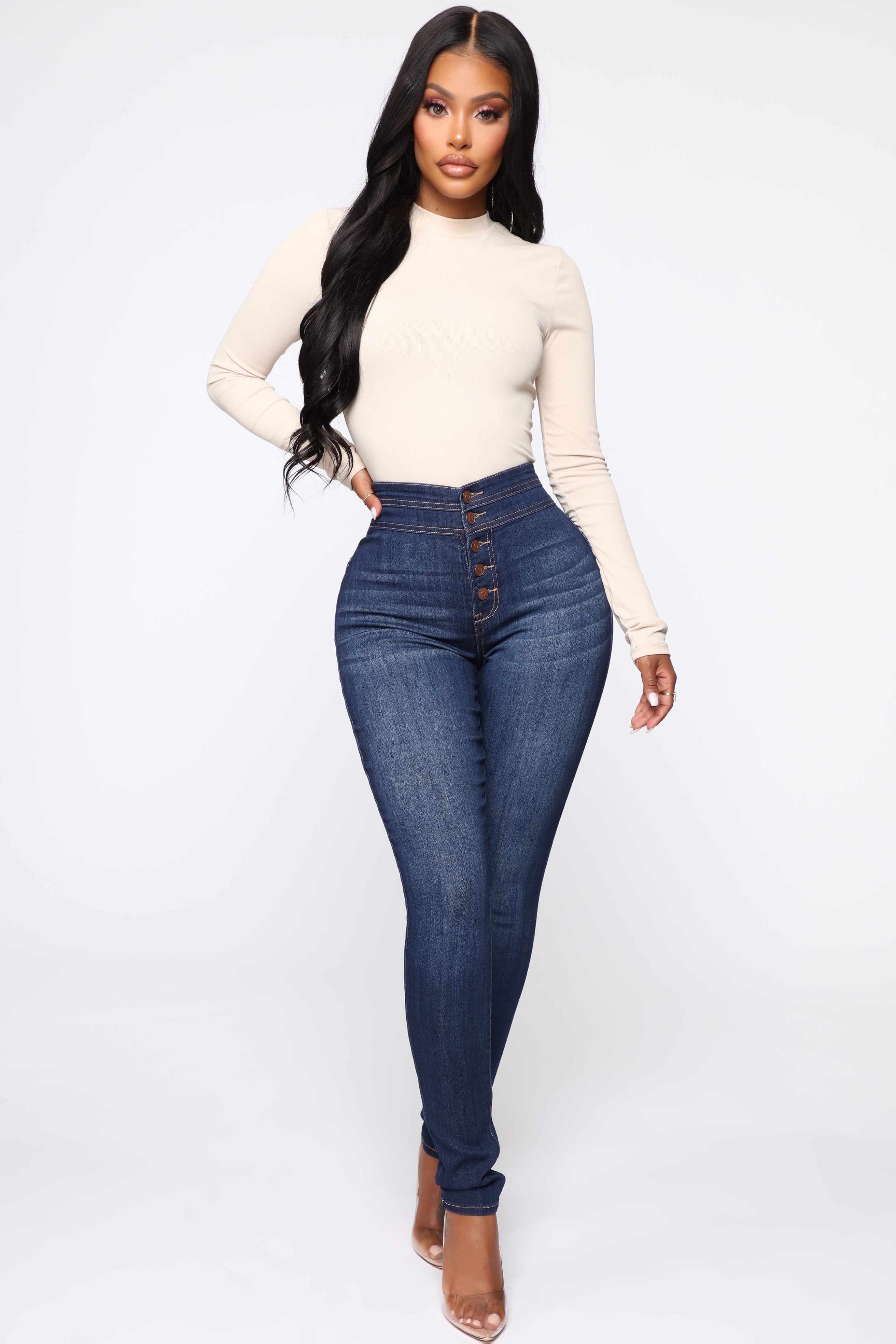 Missing You Crazy High Rise Jeans - Dark Wash – VP Clothes