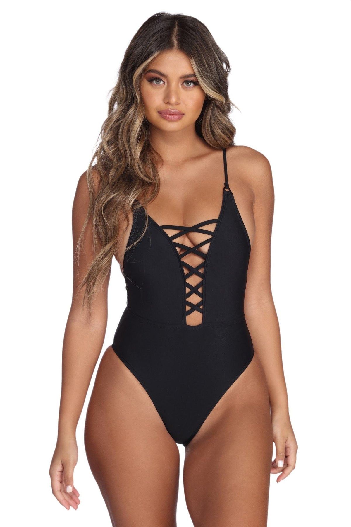 Sleek And Strappy Swimsuit