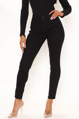 Lift Off Booty Lifting Skinny Jeans - Black