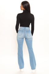 In The Groove Bootcut Jeans - Light Blue Wash
