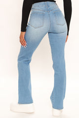 In The Groove Bootcut Jeans - Light Blue Wash