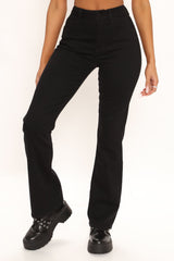 Let's Groove Bootcut Jeans - Black