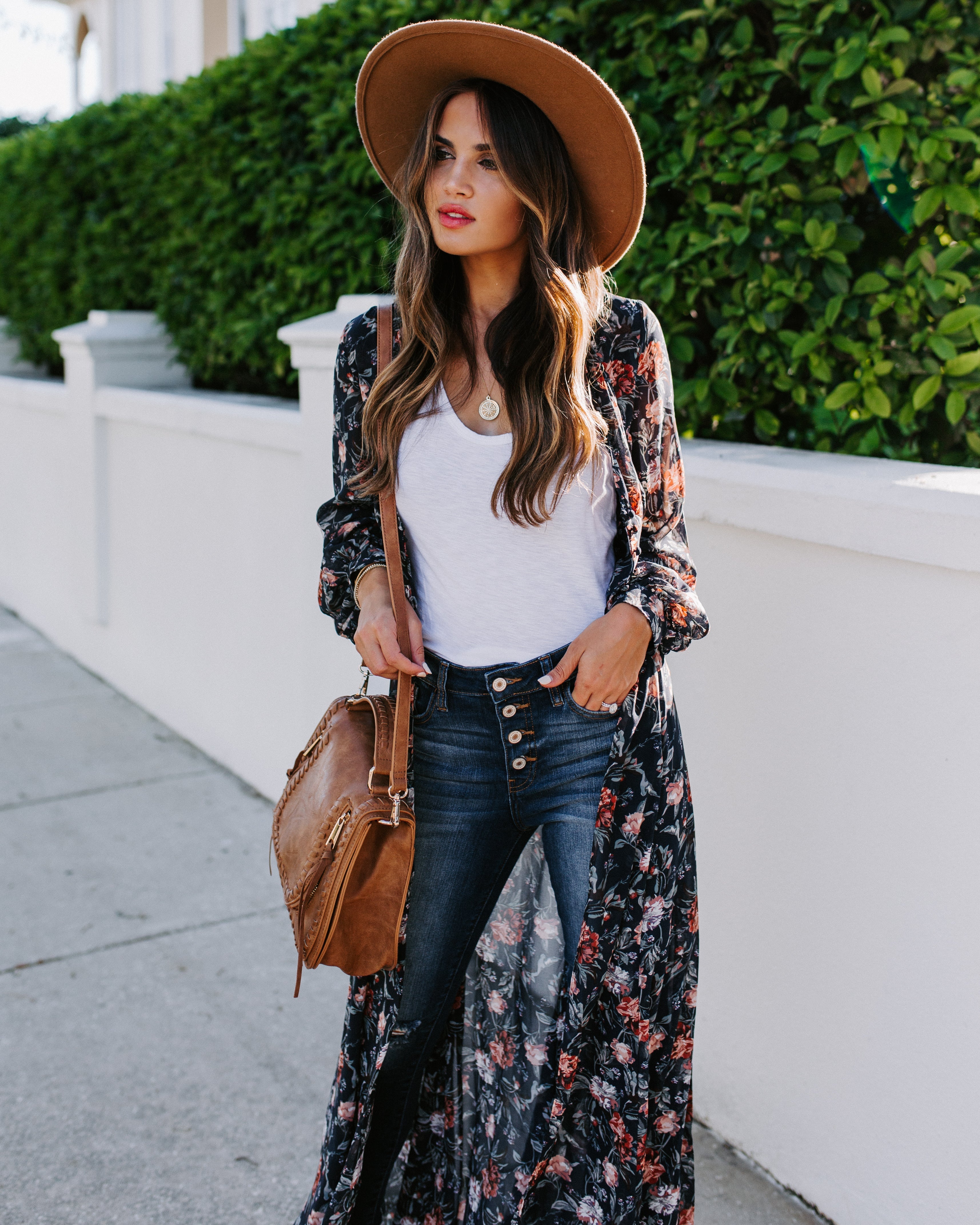 All Is Well Floral Duster Kimono