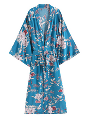 Attractive Cotton V-Neck Bohemian Stylish Kimono Jacket