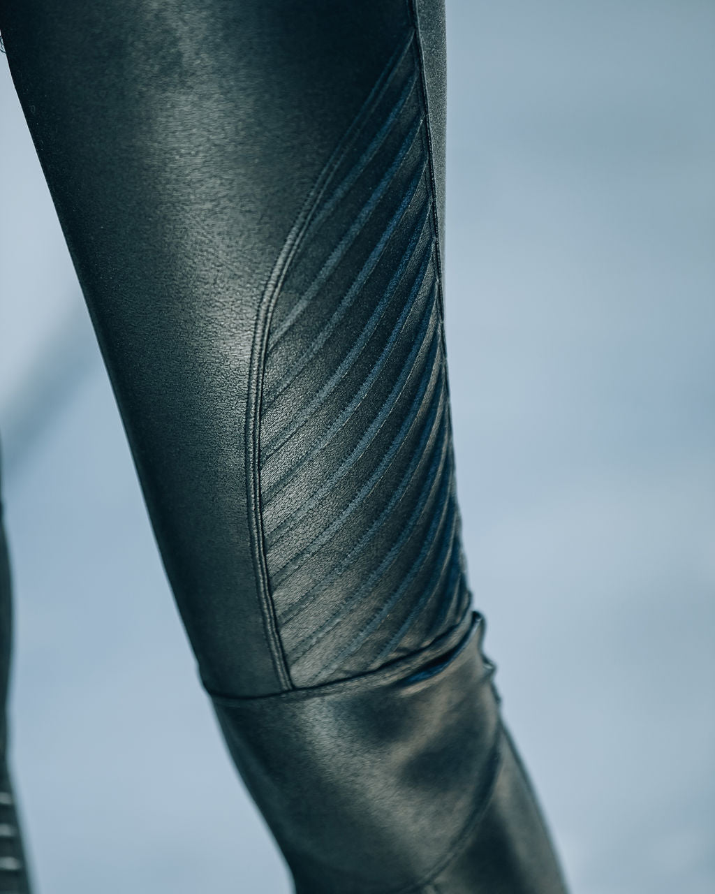 Spanx - Faux Leather Moto Leggings