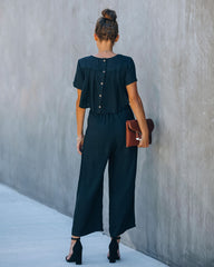 First Class Pocketed Jumpsuit - Black