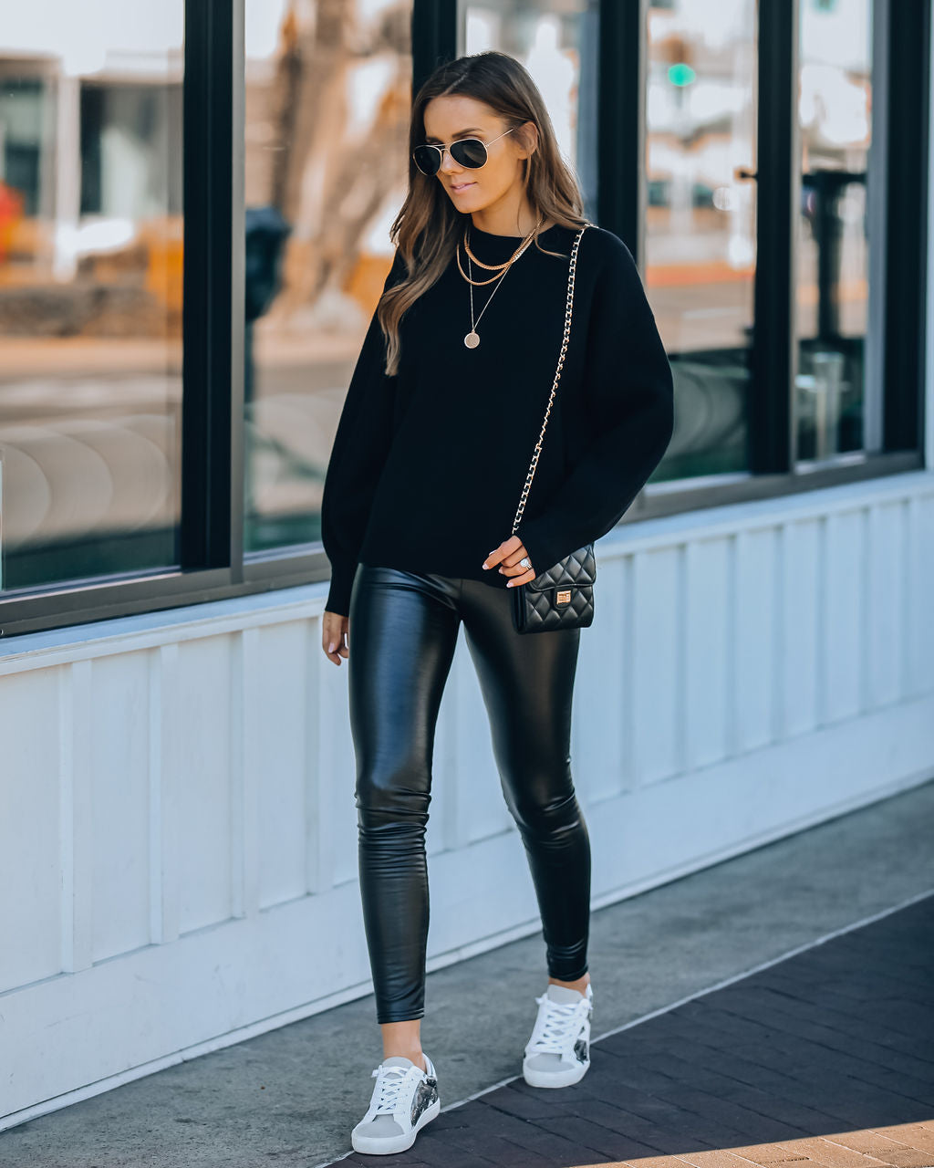 Lexa Knit Sweater - Black