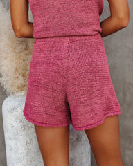 One Love Knit Shorts - Berry