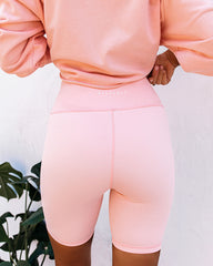 Bodywork Biker Shorts - Peach