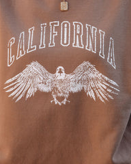 California Eagle Cotton Blend Sweatshirt