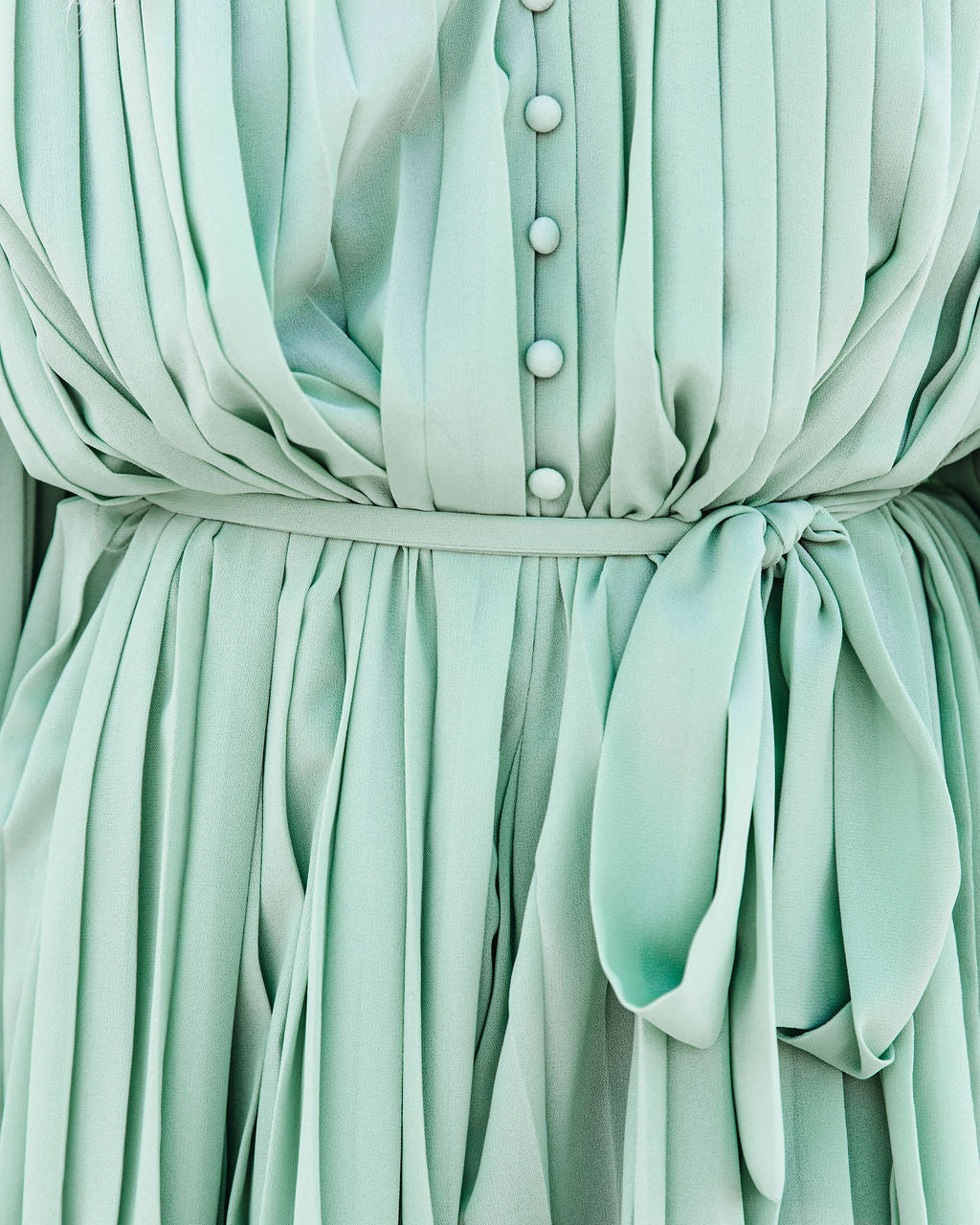 Found Love Pleated Romper - Mint