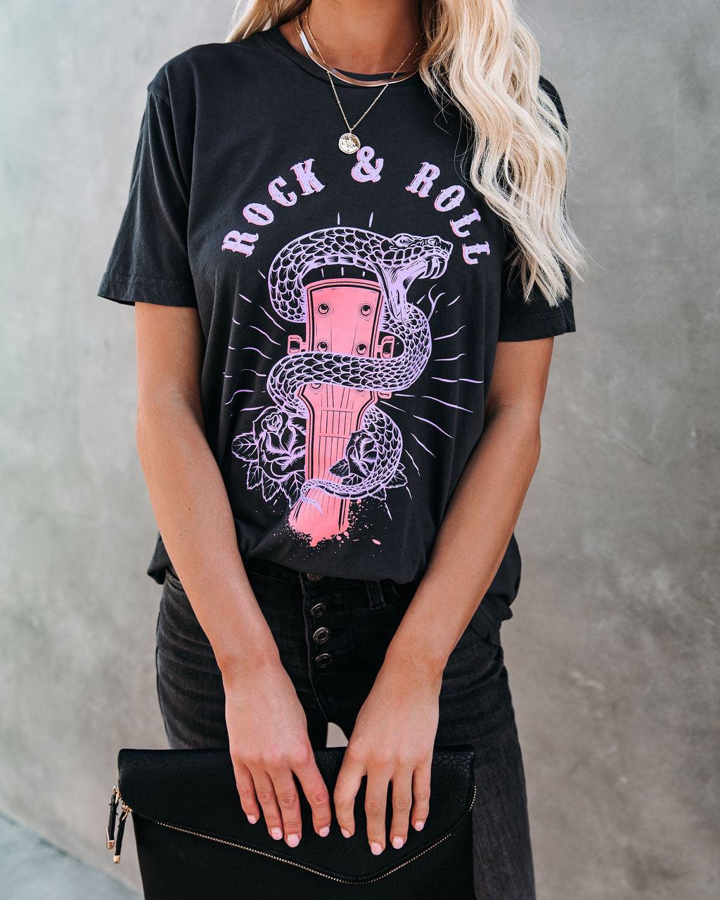 In Tune Rock & Roll Cotton Tee