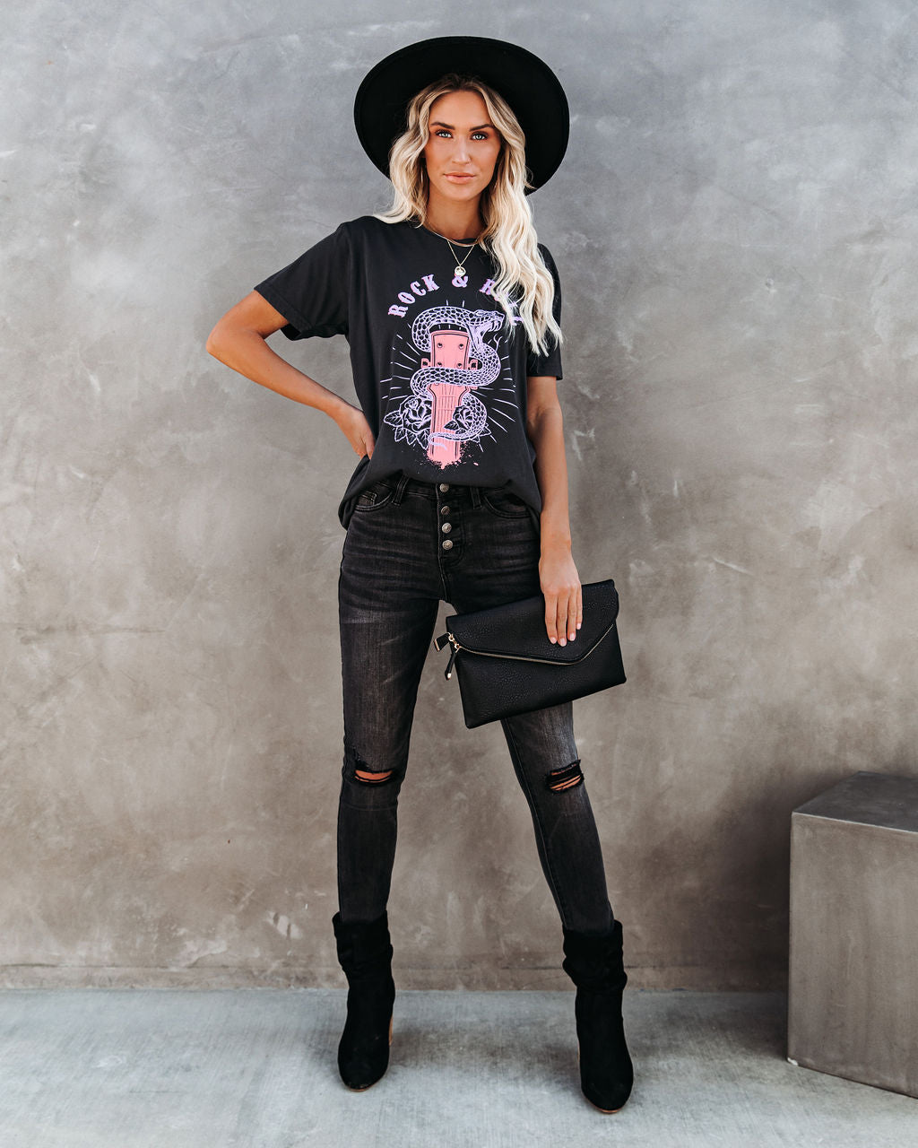 In Tune Rock & Roll Cotton Tee