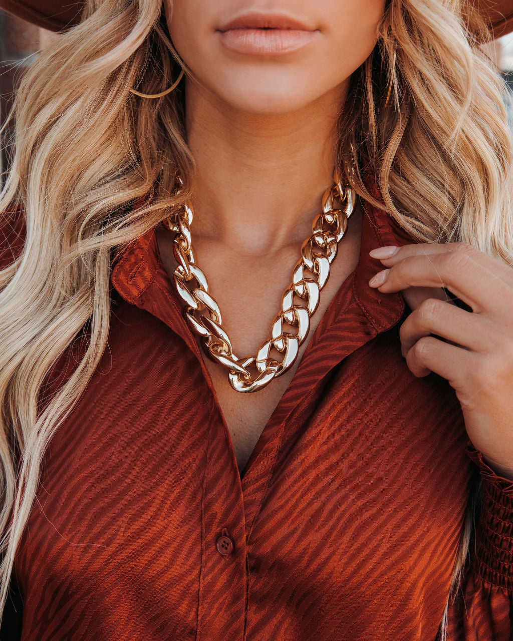 Izzy Chain Necklace - Gold