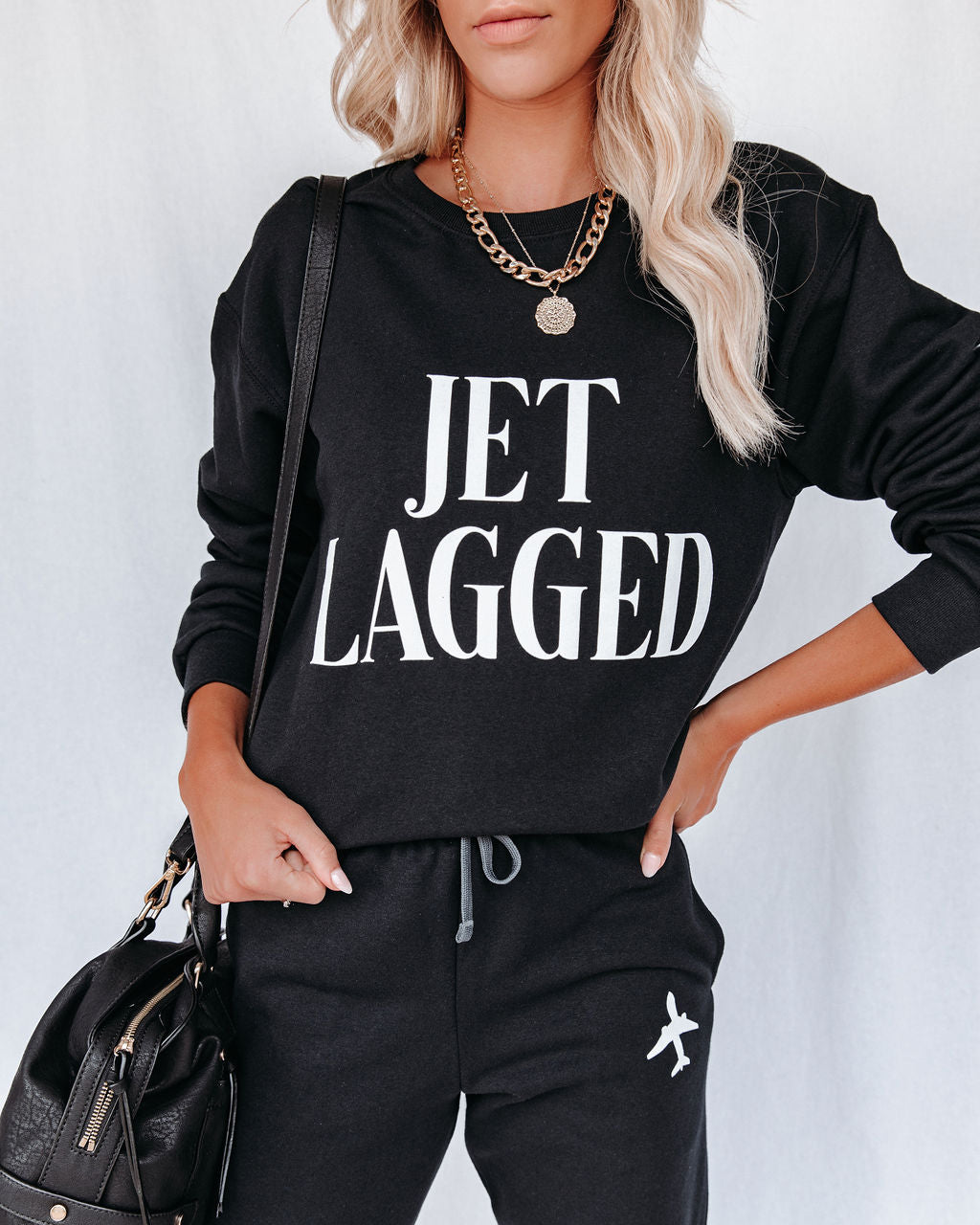 Jet Lagged Cotton Blend Sweatshirt