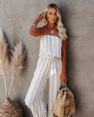 Layne Pocketed Strapless Jumpsuit