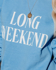 Long Weekend Cotton Blend Sweatshirt