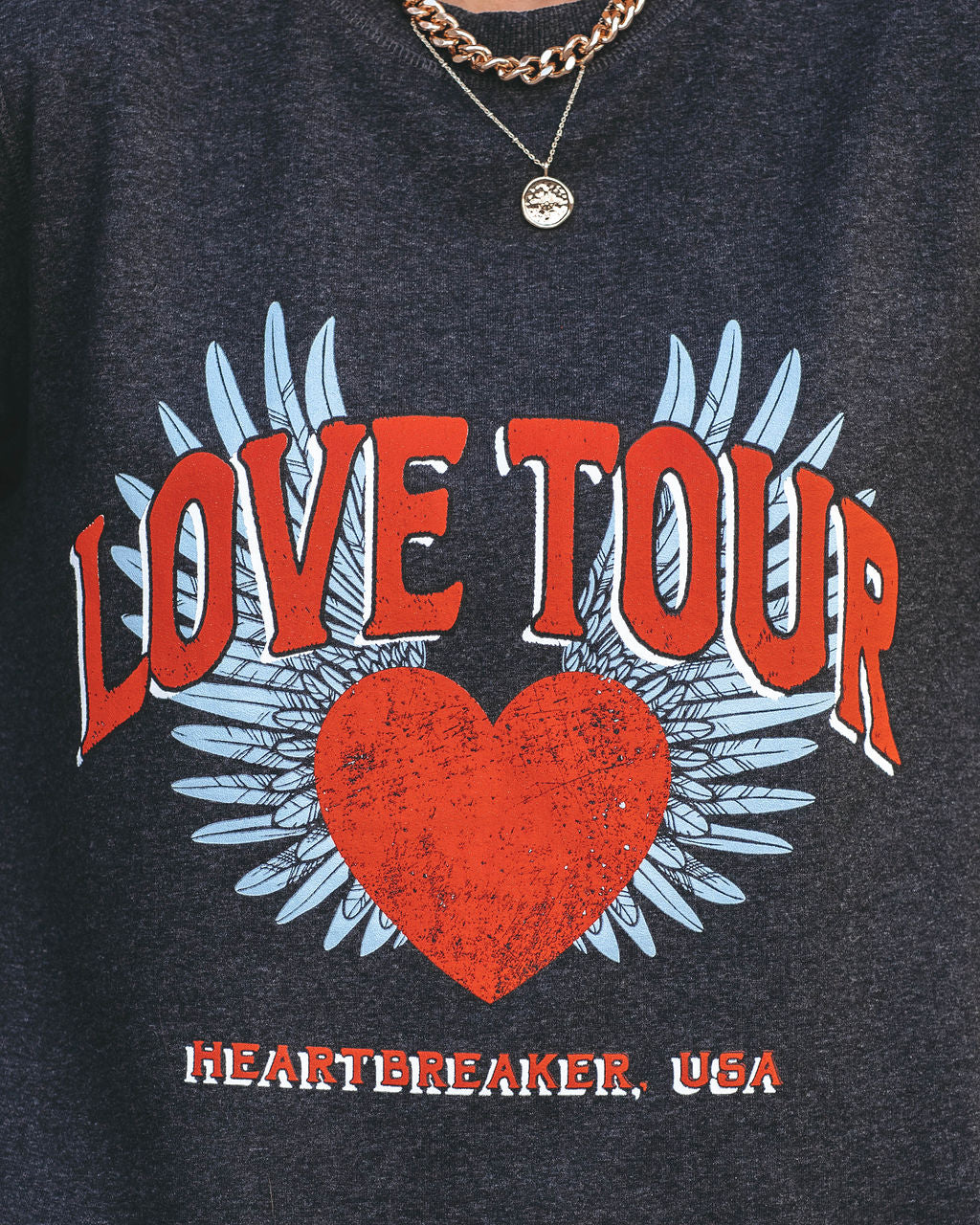 Love Tour Cotton Blend Sweatshirt