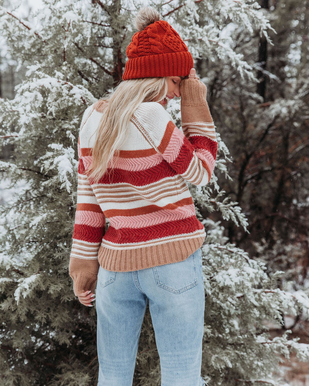 Oakwood Striped Knit Sweater