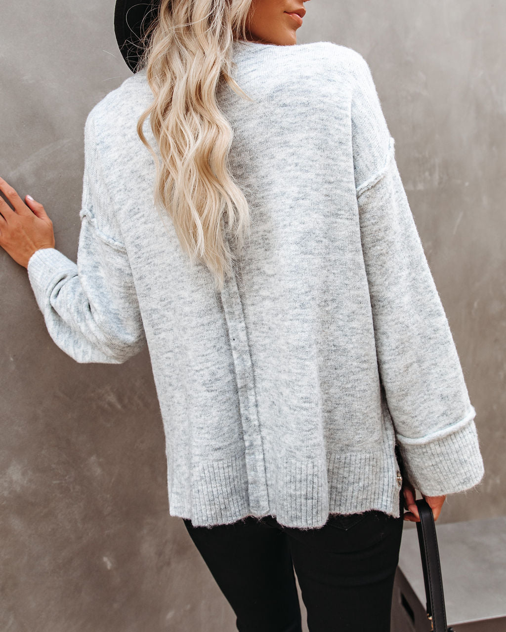Oh, Snap Relaxed Knit Sweater