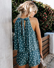 Paloma Halter Polka Dot Romper