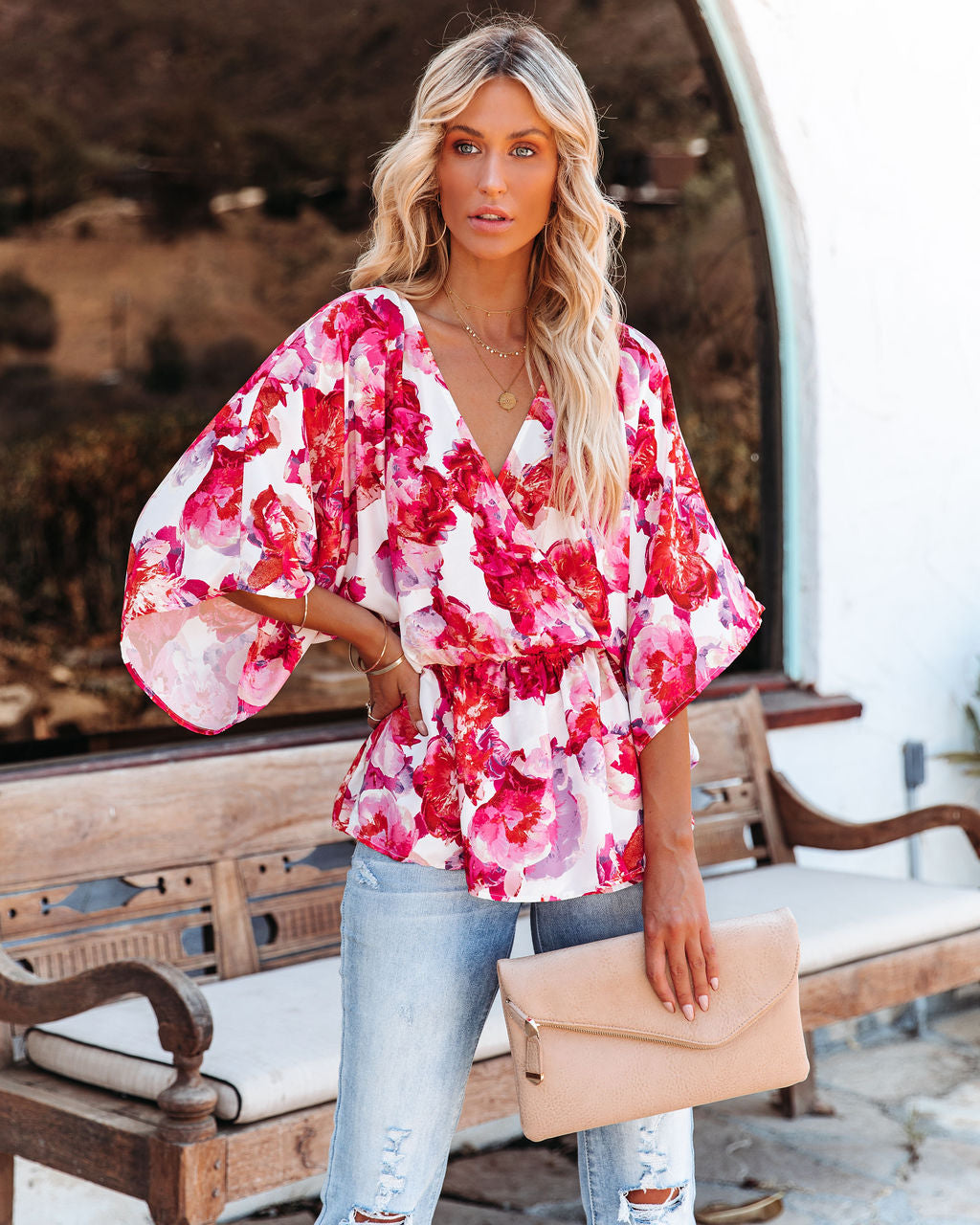 Perfect Poetry Floral Peplum Blouse – VP Clothes